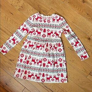 Hanna Andersson Red and White Kids Dress